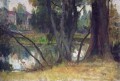 Paysage pres de sa maison de Fouras Landschaft Charles Amable Lenoir